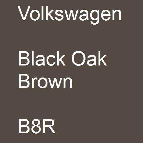 Volkswagen, Black Oak Brown, B8R.